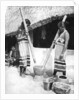 Newar women pounding grain, Nepal by Ewing Galloway