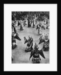 Masked dancers, Tibet by Ewing Galloway