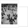 Masked dancers, Tibet by Ewing Galloway