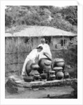 White-robed inhabitants of Korea by Wide World Photos