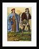 An English courtier of 1450 and an English gentleman of 1500 by Edward May