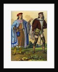 An English courtier of 1450 and an English gentleman of 1500 by Edward May