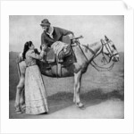 Gaucho sweethearts exchange mate cups, Argentina by Anonymous