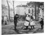 Children skipping in the Grand Place, Bruges, Belgium by FC Davis