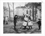 Children skipping in the Grand Place, Bruges, Belgium by FC Davis