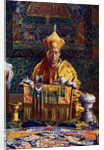 The Deb Raja, acting head of the Buddhist Church of Bhutan by John Claude White