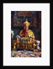 The Deb Raja, acting head of the Buddhist Church of Bhutan by John Claude White