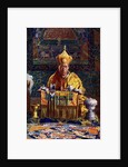 The Deb Raja, acting head of the Buddhist Church of Bhutan by John Claude White