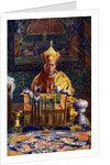 The Deb Raja, acting head of the Buddhist Church of Bhutan by John Claude White