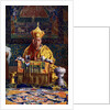 The Deb Raja, acting head of the Buddhist Church of Bhutan by John Claude White