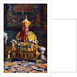 The Deb Raja, acting head of the Buddhist Church of Bhutan by John Claude White