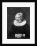 The wife of Nicolas Berghem by Anonymous