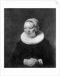 The wife of Nicolas Berghem by Anonymous