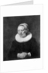 The wife of Nicolas Berghem by Anonymous