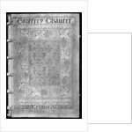 The Kelmscott Chaucer, with a special binding by William Morris by Anonymous