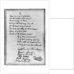Rhyming letter from Charles Dickens to Mark Lemon by Anonymous