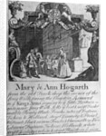 Advertisement for Mary and Ann Hogarth's draper's shop by Anonymous