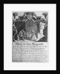 Advertisement for Mary and Ann Hogarth's draper's shop by Anonymous