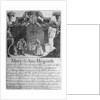 Advertisement for Mary and Ann Hogarth's draper's shop by Anonymous