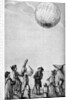 Ascension of a Montgolfier balloon by Anonymous