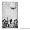 Ascension of a Montgolfier balloon by Anonymous