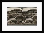 Ancient royal city of Samaria, where Philip preached Christ, looking west, Palestine by Underwood & Underwood