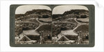 Ancient royal city of Samaria, where Philip preached Christ, looking west, Palestine by Underwood & Underwood