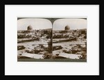 The 'Dome of the Rock', where the Temple Alter stood, Mount Moriah, Jerusalem, Palestine by Underwood & Underwood