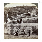 The Garden of Gethsemane and the Mount of Olives, Palestine by Underwood & Underwood