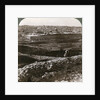 Jerusalem, as seen from the south-east, showing the site of the temple, Palestine by Underwood & Underwood