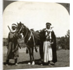 A sheikh and his bodyguard, Syria by Keystone View Company