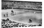 Suzanne Lenglen playing Miss McKane, Wimbledon, London by Anonymous