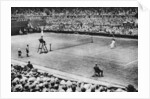 Suzanne Lenglen playing Miss McKane, Wimbledon, London by Anonymous