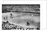 Suzanne Lenglen playing Miss McKane, Wimbledon, London by Anonymous