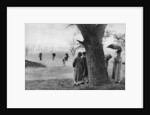 Playing golf on Tooting Bec Common, London by Anonymous