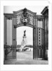 Wought-iron gates, Buckingham Palace, London by McLeish