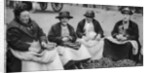 Pea shelling in Covent Garden, London by Anonymous