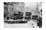A flock of sheep on the Strand, London by Anonymous