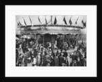 A merry-go-round, part of a bank holiday carnival on Hamstead Heath, London by Anonymous
