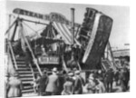 'Steam yacht', a bank holiday fairground attraction on Hamstead Heath, London by Anonymous