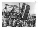 'Steam yacht', a bank holiday fairground attraction on Hamstead Heath, London by Anonymous
