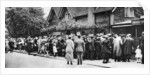A queue for the zoo on a national holiday, London by Anonymous