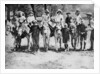 A donkey ride on a bank holiday on Hamstead Heath, London by Anonymous