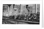 A bank holiday crowd waiting for a train to Margate, London by Anonymous