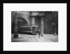 A tram running beneath Kingsway, Aldwych and Somerset House, London by Anonymous