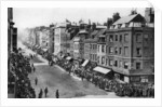 Crowds waiting for the Queen in St James's Street, London, 1880s by Anonymous
