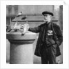 An old soldier with some pigeons, Trafalgar Square, London by McLeish