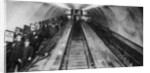 Tottenham Court Road tube station escalators, London by Anonymous