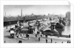 The two bridges at Blackfriars, London by Anonymous