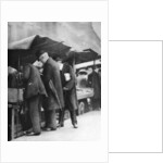 Bookstalls of the Farringdon Road market, London by Walter Benington